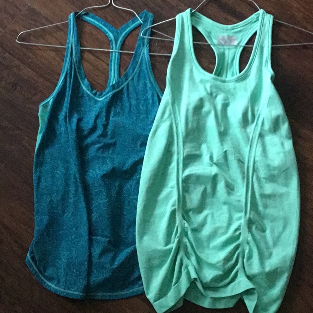 Lululemon and Athleta tank tops size S